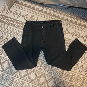 Black Denim Jeans - Loose Fit 33x32